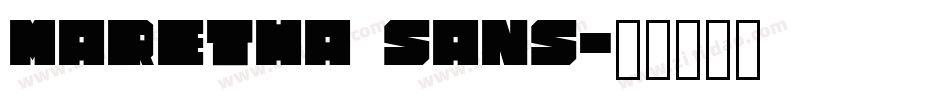 Maretha Sans字体转换